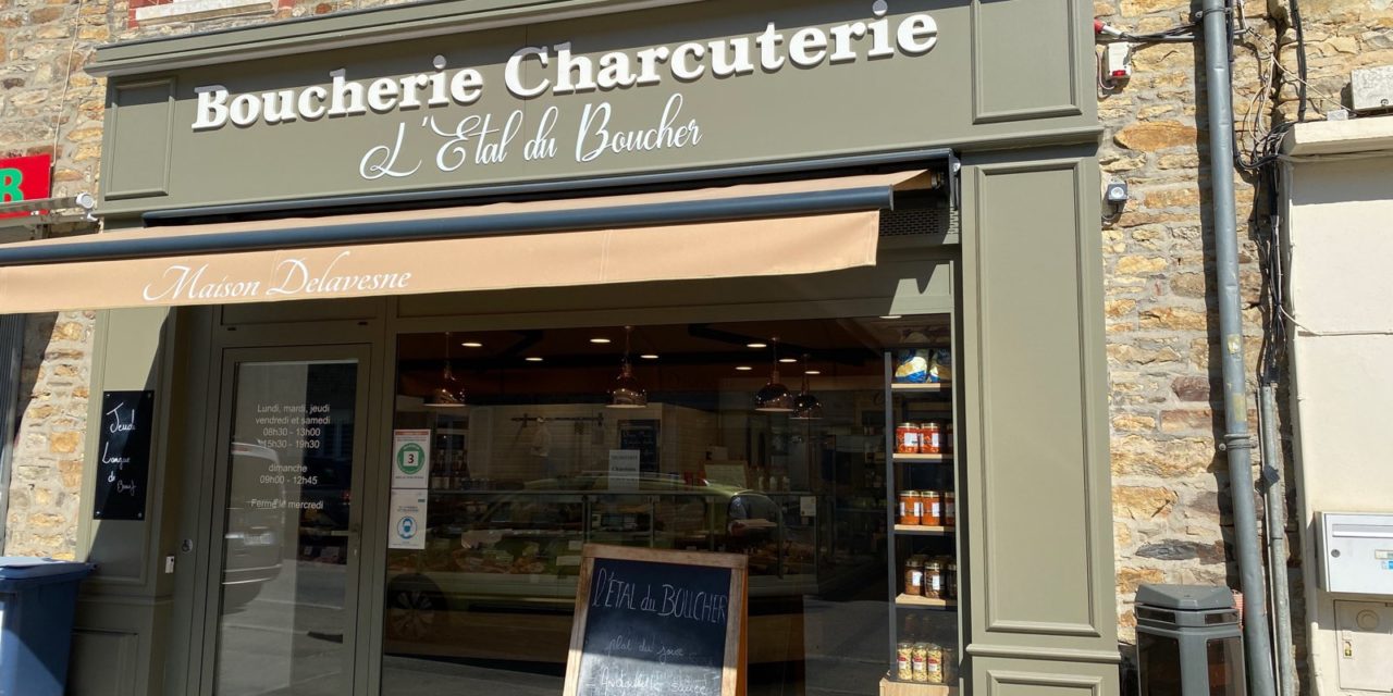 L’ETAL DU BOUCHER, MAISON DELAVESNE À LIFFRÉ (ENTRE FOUGÈRES ET RENNES). BOUCHERIE, CHARCUTERIE, PLATS PRÉPARÉS, NOMBREUX PRODUITS LOCAUX ET MAISON.