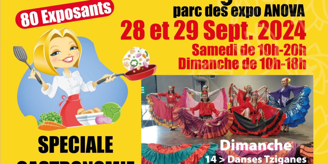 Salon du Bien-être et artisanat les 28 et 29 Septembre 2024 au Parc des Expos Anova à Alençon (Orne 61). Nombreuses conférences. 80 exposants.