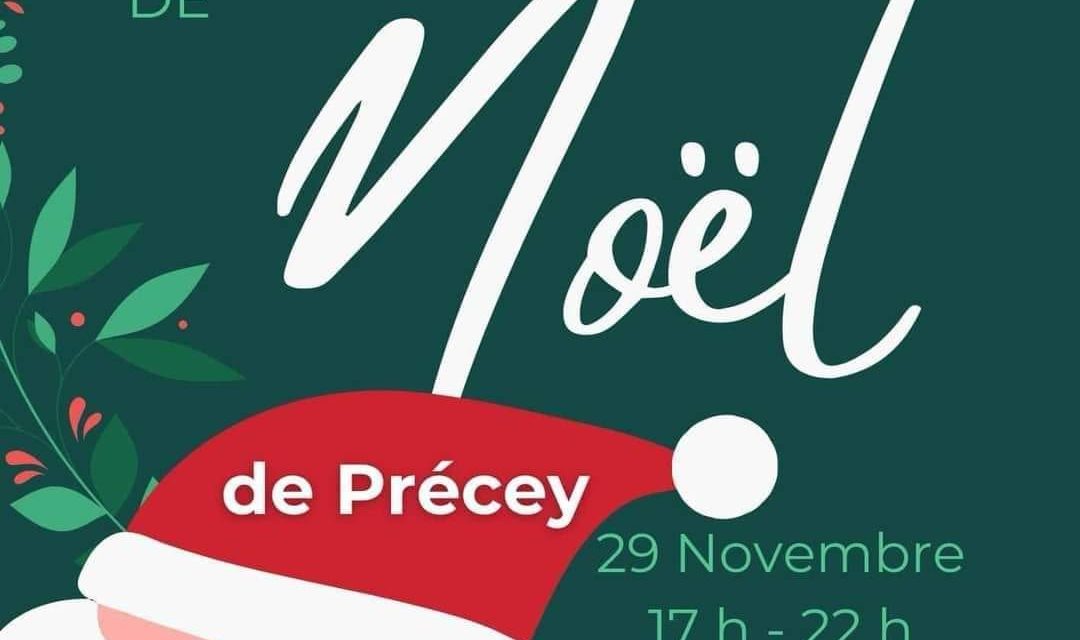 Marché de Noël à Précey le 29 Novembre 2024 de 17h00 à 22h00. Exposants, chorale, restauration et buvette sur place.