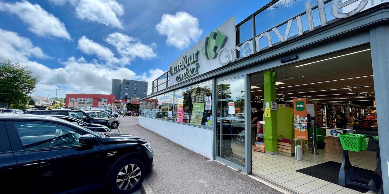 Frais, local et gourmand. Découvrez le Carrefour Contact Saint-Nicolas à Granville ! EPICERIE, ALIMENTATION, FRUITS, LÉGUMES, RAYON BIO, VÊTEMENTS, BOULANGERIE, viennoiserie, Snacking, produits locaux, pizzas et restauration sur place.